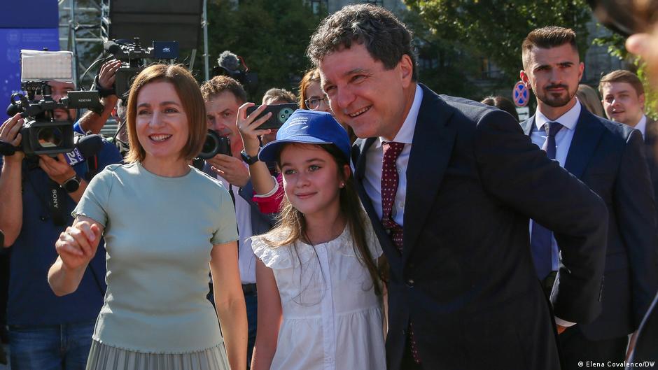 Predsednica Moldavije Maja Sandu i predsednik Rumunije Nikušor Dan 31.08.2025. u glavnom gradu Moldavije, Kišinjevu