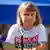 This is Greta Thunberg's, seen here before a mic, second attempt to reach Gaza this year