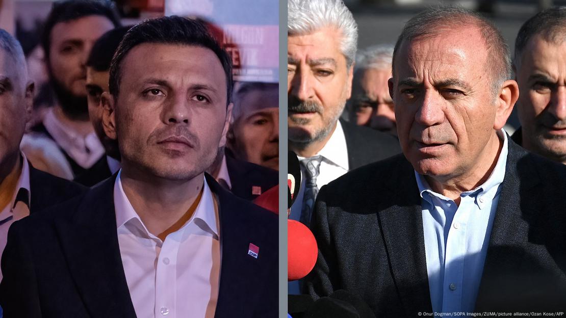 CHP'nin görevden alınan İstanbul İl Başkanı Özgür Çelik ve yerine kayyum olarak atanan Gürsel Tekin'in kolajla yan yana getirilmiş fotoğrafları 
