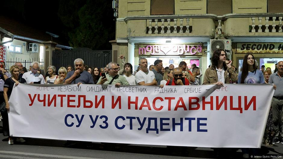 Protest u Nišu 1. septembra