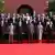 Foto bersama para kepala negara sebelum parade militer di Cina: Bbaris depan dari kiri ke kanan: Presiden Uzbekistan Shavkat Mirziyoyev, Presiden Tajikistan Emomali Rahmon, Presiden Indonesia Prabowo Subianto, Presiden Rusia Vladimir Putin, Presiden Cina Xi Jinping, Ibu Negara Peng Liyuan, Pemimpin Korea Utara Kim Jong Un, dan Presiden Belarus Alexander Lukashenko (03/09)