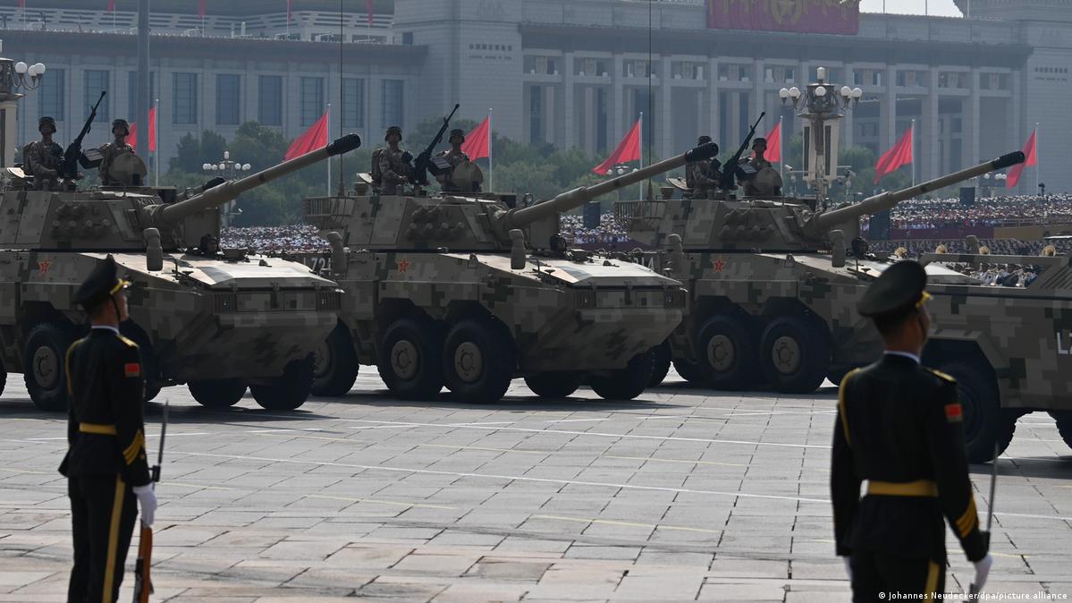 中国2025在天安门广场举行的二战结束80周年阅兵式。