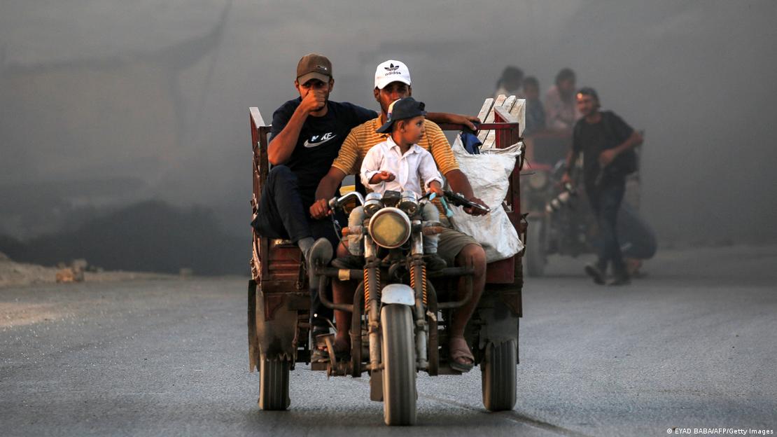 Los residente de Ciudad de Gaza evacúan hacia el sur debido a la ofensiva israelí (02.09.2025)