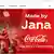 A female Coca-Cola workers holding a bottle from the company is shown next to the slogans "Made by Jana" and "Made in Germany"