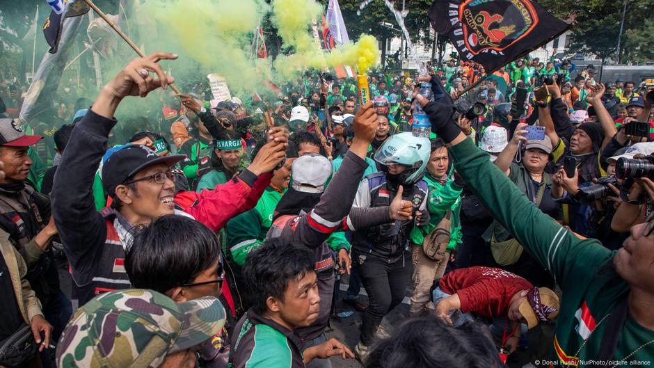 Protesti u Džakarti, Indonezija.
