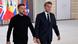 Zelenski e Macron lado a lado Zelenski e Macron lado a lado