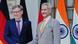 German Foreign Minister Johann Wadephul shakes hands with his Indian counterpart S. Jaishankar at a meeting in New Dehli, India. German Foreign Minister Johann Wadephul shakes hands with his Indian counterpart S. Jaishankar at a meeting in New Dehli, India.