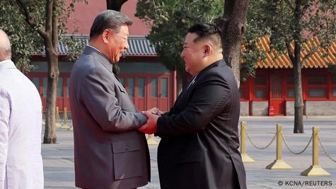 习金”时隔六年会晤金正恩：涉台议题坚定挺中– DW – 2025年9月5日