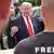 Donald Trump speaks to members of law enforcement and National Guard soldiers in Washington, D.C.