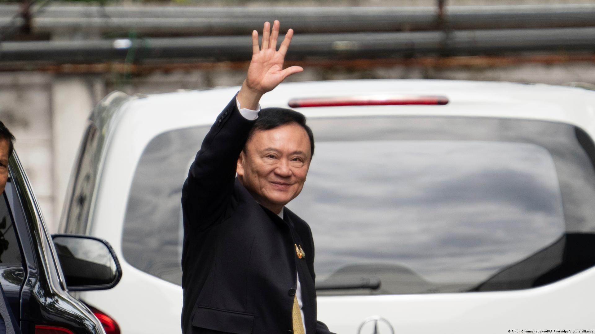 Thaksin Shinawatra leaves Thailand as parliament vote on new prime minister