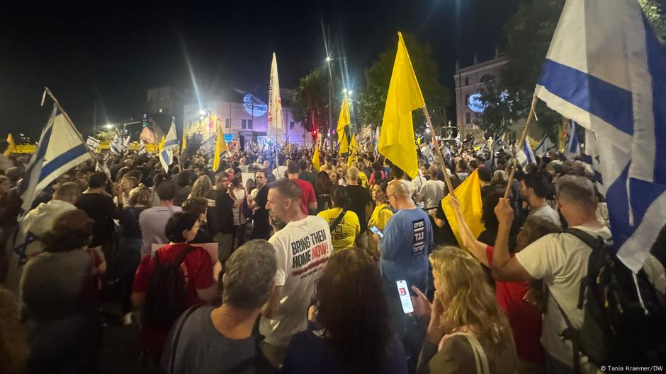 Protesti u Jerusalimu na kojim se traži povratak talaca, 6.09.2025.
