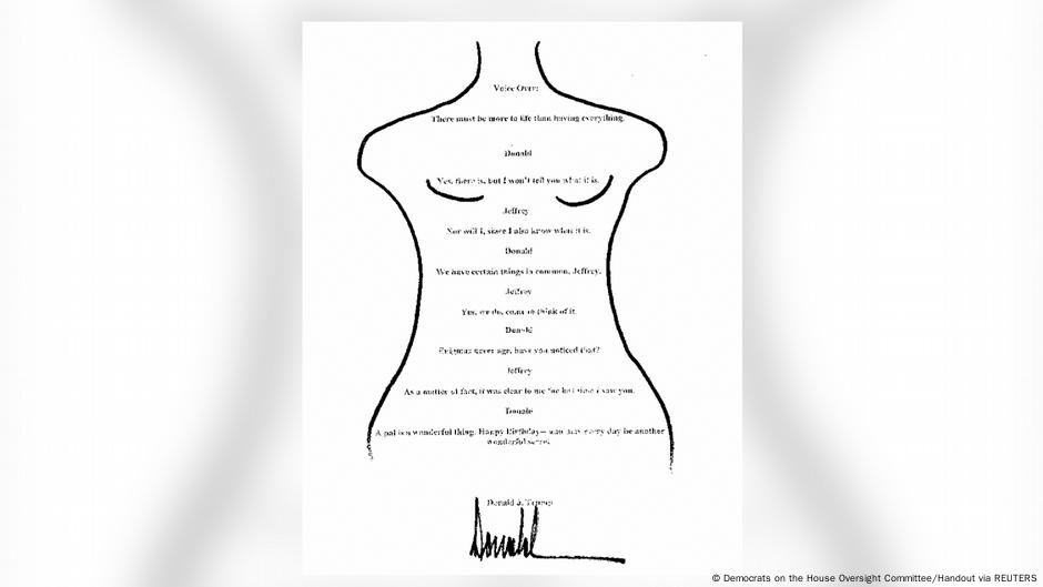 "No es mi firma", responde Trump sobre supuesta carta a Epstein