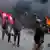 Anti-government protestors in Kathmandu