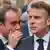 Vietnam Hanoi 2025 | Sebastien Lecornu steht neben Präsident Emmanuel Macron und spricht hinter vorgehaltener Hand zu ihm