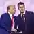Donald Trump and Charlie Kirk