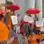 Activists from SWEAT gather outside a Cape Town courthouse on September 1, 2025, holding signs and banners in support of the constitutional challenge to South Africa's criminalization of sex work.
