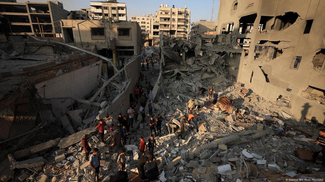 Город Газа после израильских ударов, 15 сентября 2025 года Город Газа после израильских ударов, 15 сентября 2025 года