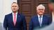 Prezydent Karol Nawrocki stoi obok prezydenta Niemiec Prezydent Karol Nawrocki stoi obok prezydenta Niemiec