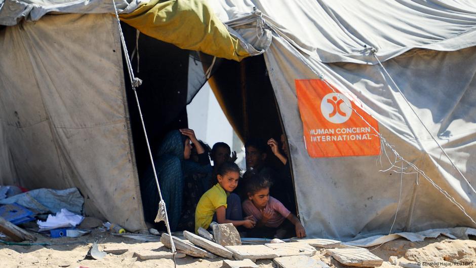 Palestinske izbeglice u gradu Gazi, 16.09.2025.
