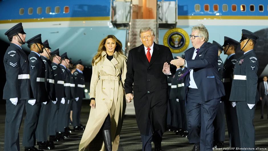 Trump lands in UK for second state visit – DW – 09/16/2025 Trump lands in UK for second state visit – DW – 09/16/2025