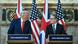 Donald Trump (majtas) në një konferencë të përbashkët shtypi me kryeministrin britanik, Keir Starmer. Donald Trump (majtas) në një konferencë të përbashkët shtypi me kryeministrin britanik, Keir Starmer.