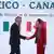 Mark Carney and Claudia Sheinbaum shaking hands 