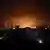La explosión de un dron ruso ilumina el cielo de la capital ucraniana la noche del 19 al 20 de septiembre de 2025.
