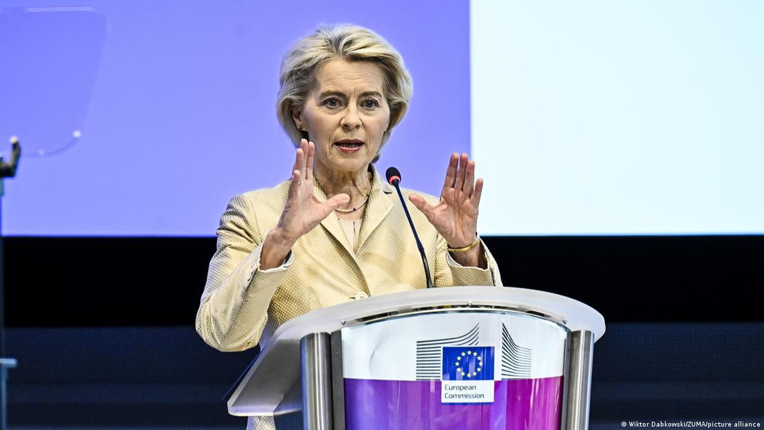 Председателката на Европейската комисия Урсула фон дер Лайен Председателката на Европейската комисия Урсула фон дер Лайен