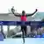 Kenya's Sabastian Sawe crosses the finish line in Berlin, Germany