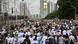 Protesters in Quezon City, the Philippines Protesters in Quezon City, the Philippines