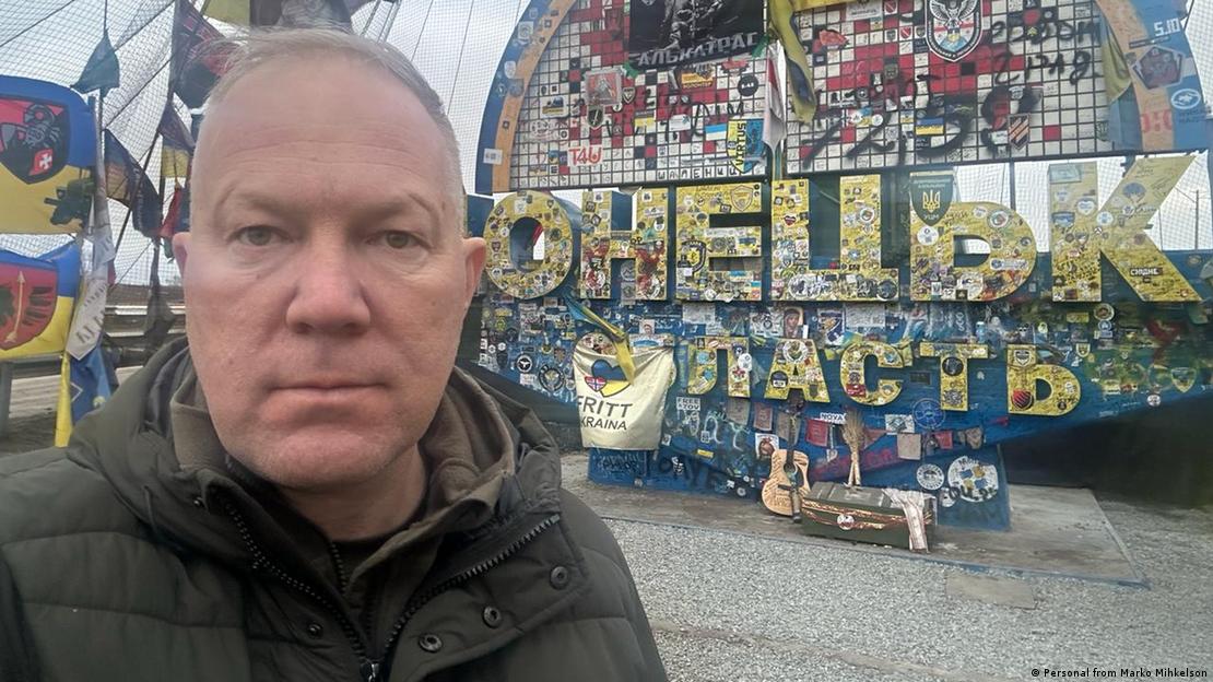 El diputado estonio Marko Mihkelson, en Ucrania. El diputado estonio Marko Mihkelson, en Ucrania.