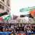 Pro-Palestinian protesters in Rome, Italyt