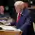 US President Donald Trump speaks during the 80th United Nations General Assembly