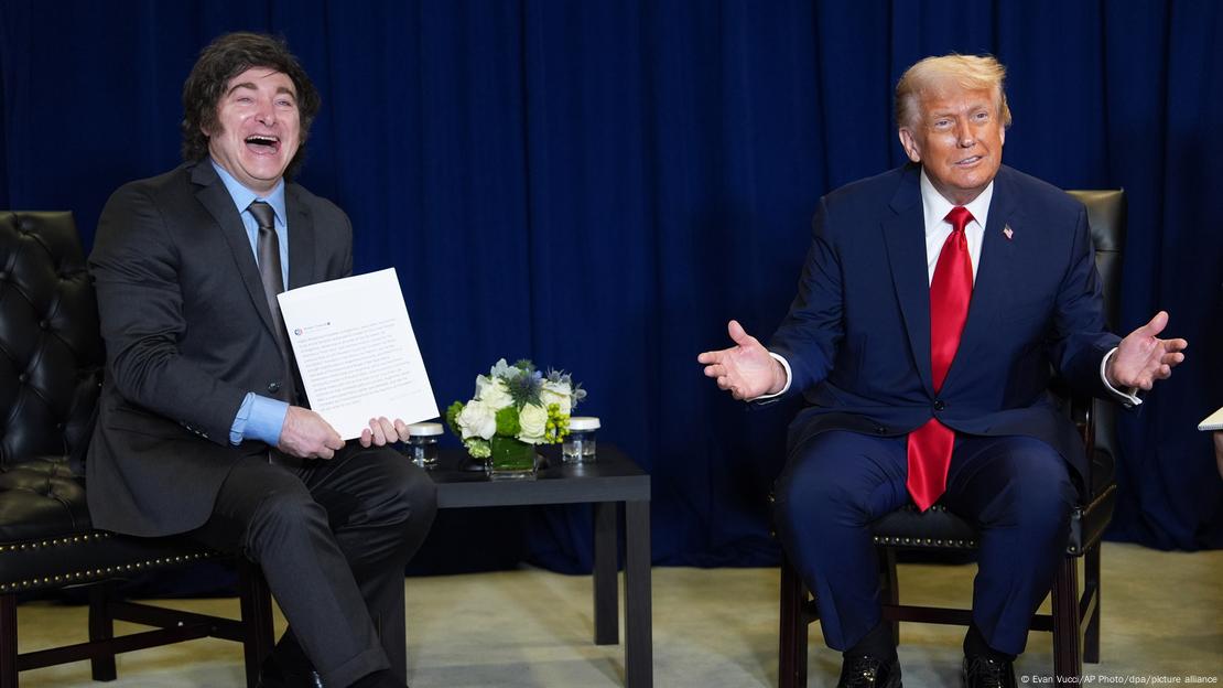 Milei reunido con Trump al margen de la Asamblea General de la ONU.
