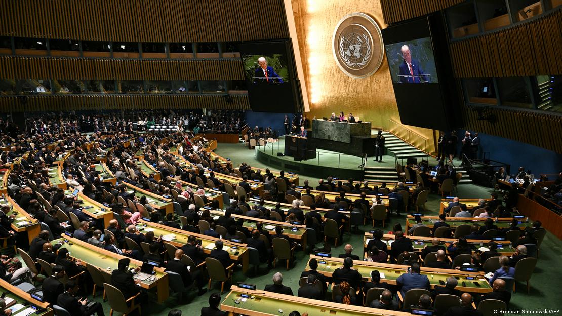 Discurso de Donald Trump ante la 80ª Asamblea General de la ONU el pasado septiembre.