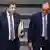 Grim-faced Vice-Chancellor and Finance Minister Lars Klingbeil (l) and Chancellor Friedrich Merz (r) in the Bundestag on September 24, 2025