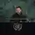 Volodimir Zelenski durante su discurso en la ONU. 