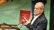 El presidente de la República Islamista de Irán, Masud Peseschkian, habla ante la Asamblea General de la Organización de las Naciones Unidas. El presidente de la República Islamista de Irán, Masud Peseschkian, habla ante la Asamblea General de la Organización de las Naciones Unidas.