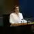 Dina Boluarte, destituida presidenta de Perú.  (Archivo)