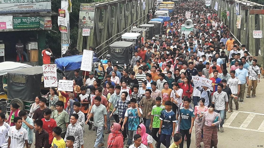 Bangladesch Khagrachhari | Proteste gegen Vergewaltigung