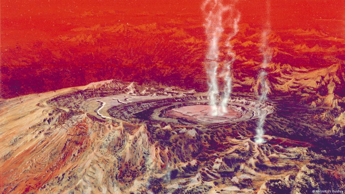 Volcanes y túneles de Venus.