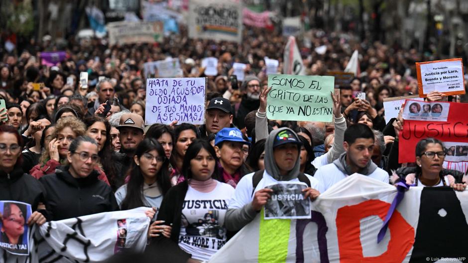 Argentina: Thousands march for women murdered on livestream