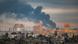 دود ناشی از حملات موشکی و پهپادی روسیه به کییف دود ناشی از حملات موشکی و پهپادی روسیه به کییف