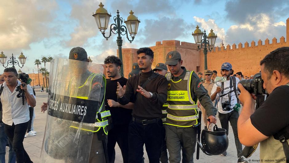 #تغطية مباشرة# احتجاجات شبابية في المغرب تتحول إلى أعمال عنف