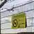 A no-drone sign at Düsseldorf Airport