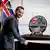 FBI Director Kash Patel cuts the ribbon at the official opening of the FBI office in Wellington, New Zealand
