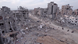 Una imagen de video de un dron muestra edificios en ruinas. La devastación es casi total en una irreconocible avenida de Ciudad de Gaza tras casi dos aöos de bombardeos israelíes sobre la Franja de Gaza. Una imagen de video de un dron muestra edificios en ruinas. La devastación es casi total en una irreconocible avenida de Ciudad de Gaza tras casi dos aöos de bombardeos israelíes sobre la Franja de Gaza.