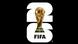 The logo for the FIFA World Cup 2026 shows the merged together numerals 22 and 06 stacked in a column, in white, on a black background. The FIFA trophy is centered on the numerals, with FIFA written in black below the trophy The logo for the FIFA World Cup 2026 shows the merged together numerals 22 and 06 stacked in a column, in white, on a black background. The FIFA trophy is centered on the numerals, with FIFA written in black below the trophy
