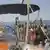 Captura de pantalla de un video muestra a las fuerzas israelíes interceptando a Marinette, el último barco de la flotilla internacional que intentaba llegar al enclave palestino (03.10.2025)