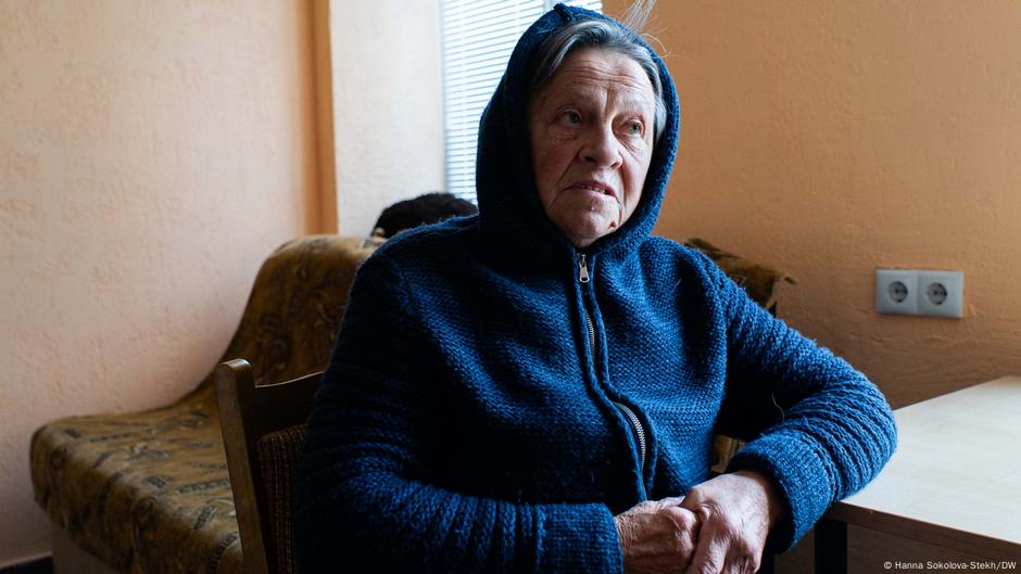 Valentina iz Kupjanska u tranzitnom centru u Harkovu.
